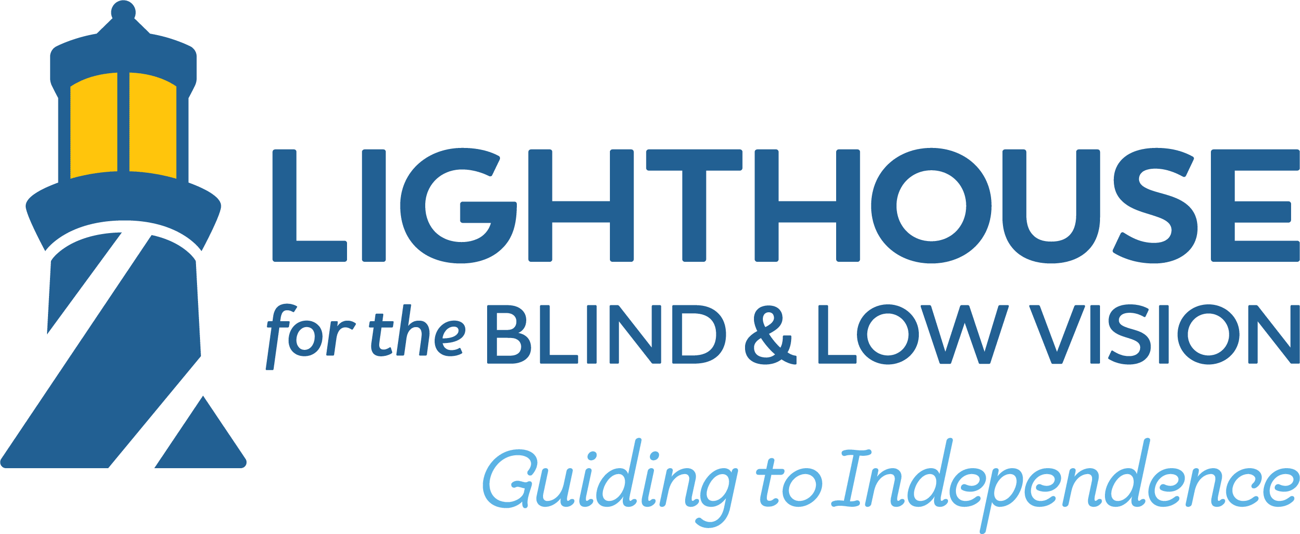 Lighthouse for the Bling and Low Vision logo Lighthouse for the Blind and Low Vision, Guiding to Independence